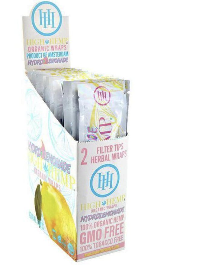 High Hemps Hydro lemonade Organic Wraps 2 Pack