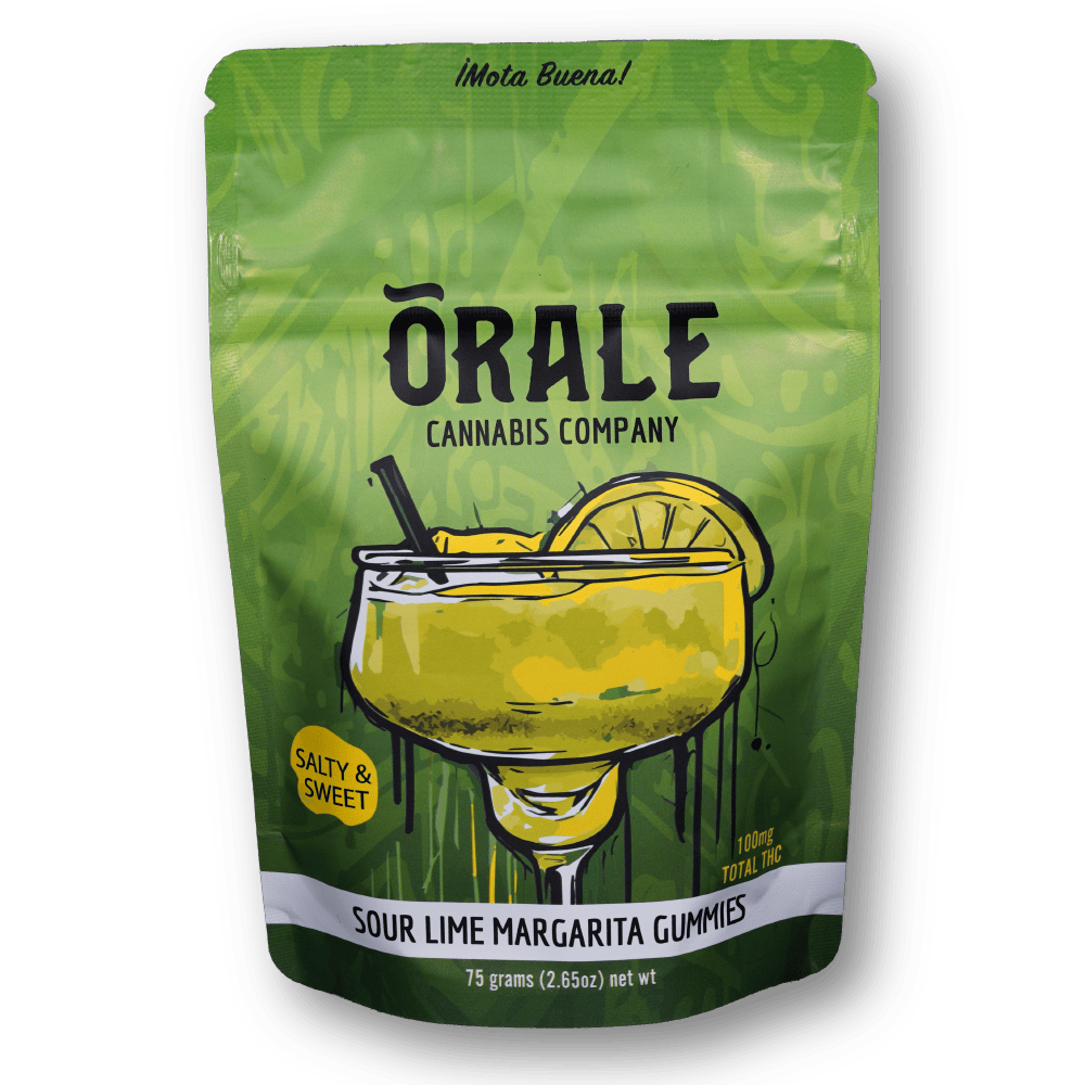 Orale Gummies l 10pk 100mg l Sour Lime Margarita