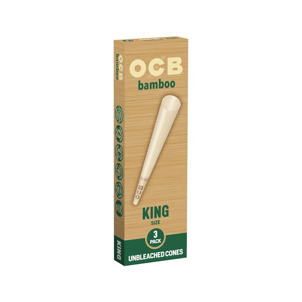 OCB | King Cones | Bamboo | 3pk | Luv Buds