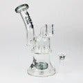 One - 6.9" 2 in 1 Bubbler with Graphic - Charcoal Black