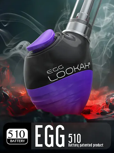 Lookah Egg Variable Voltage 510 Vape Battery-active