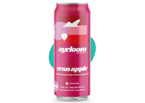 Ayrloom | Cran Apple | 2:1 THC / CBD Infused Cranberry Apple Cider | Single-1