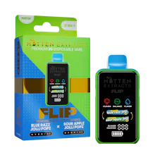 Mitten Extracts - 2g Flip Disposable - Blue Razz Jolli Popz / Sour Apple Jolli Popz (H)