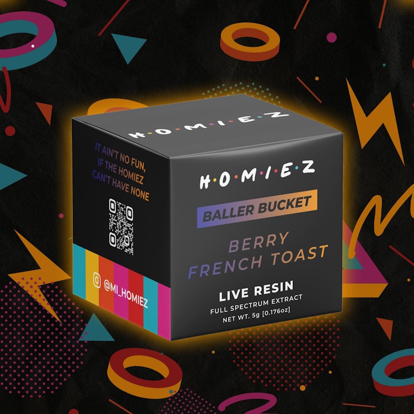 Homiez - Berry French Toast Live Resin Baller Bucket