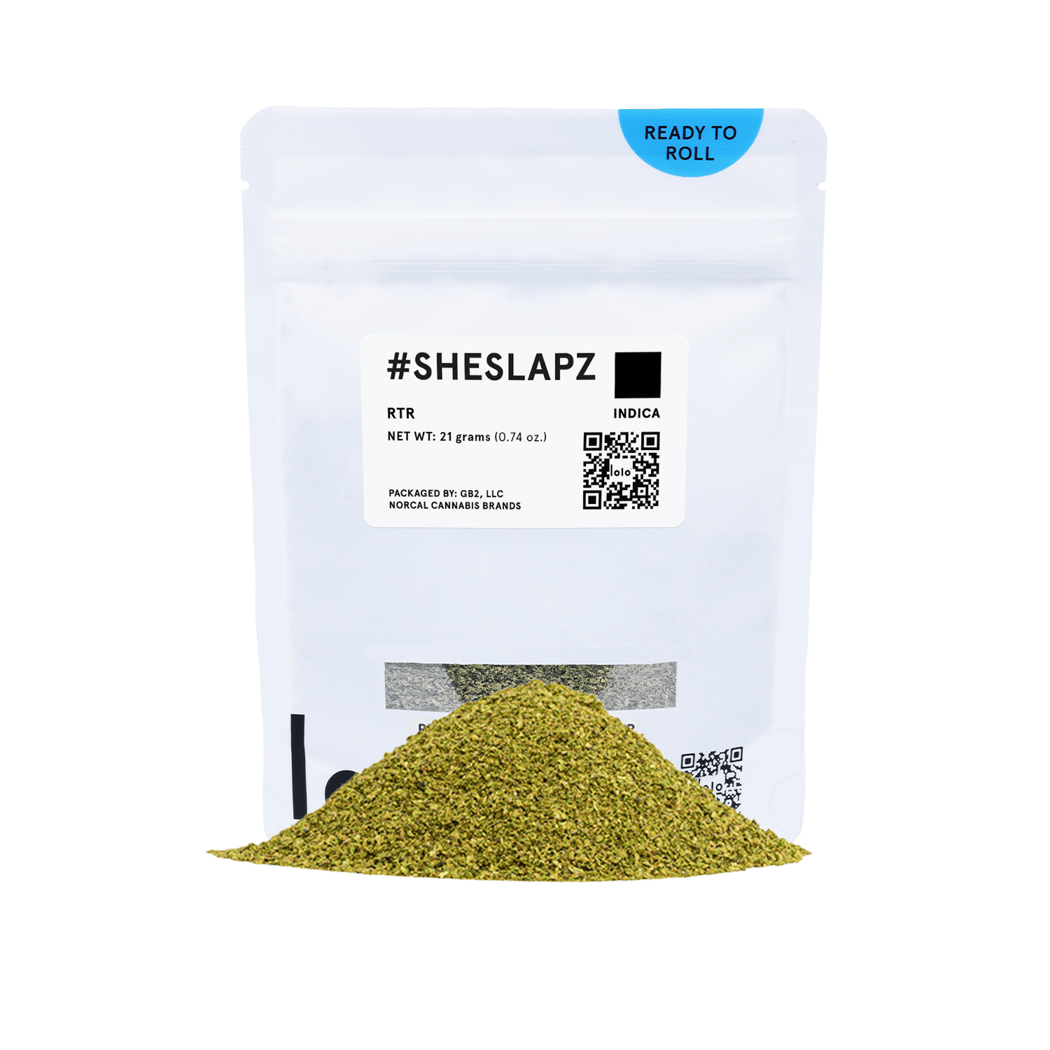 lolo sheslapz indoor ready-to-roll 21g cannabis