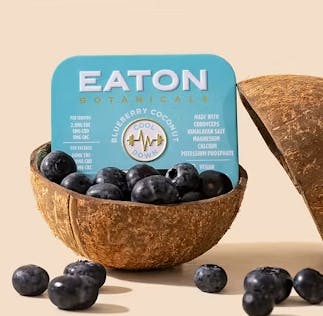Product Eaton | Cool Down Blueberry Coconut | 1:2:2 CBD + CBC + Adaptogen Enhanced Gummies | 20ct | 50mg