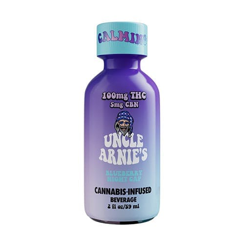 Uncle Arnie's - Beverage Shots 4:1 - Blueberry Nightcap (H) (100mg THC/CBN)