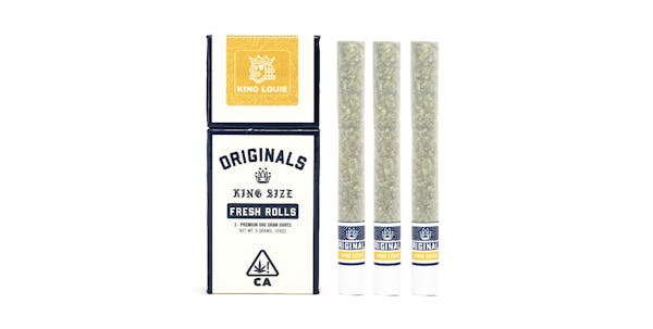 King Louis (IH) - 0.5g 3pk Pre Rolls - The Cure Company Originals