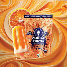 Choice Chews - 200mg Gummies - Orange Creamsicle (Indica)