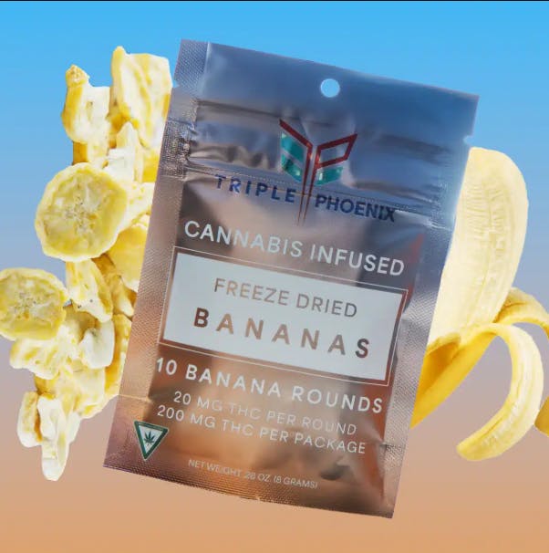 Triple Phoenix - Freeze Dried Bananas - 200mg