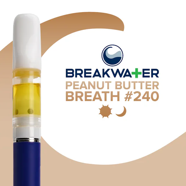 Breakwater Live Hash Rosin Cart Peanut Butter Breath #240 .5g (hybrid, live rosin cartidge)