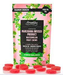 Product: Sweet Watermelon | 20mg x 10pk | Smokiez Edibles