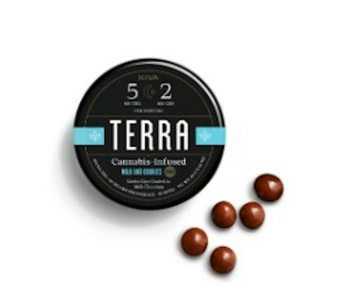 Photo of Terra 5:2 Milk and Cookies Chocolate Bites 100mg 20pk (THC:CBN)