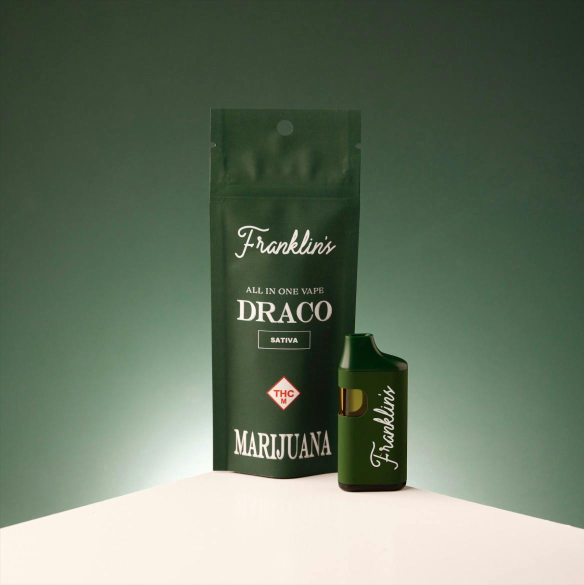 Berries & Cherries - Franklin's - 1g Disposable Vape Pen | Shangri-La