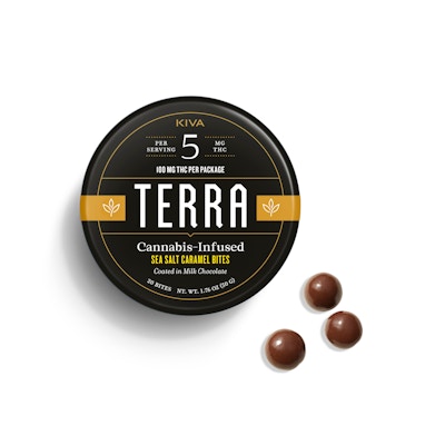 Product Terra Milk Chocolate Sea Salt Caramel Bites [20pk]