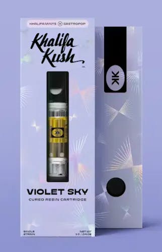 Shop Khalifa Kush Violet Sky - Cured Resin Cart 1g - Thrive Dispensary