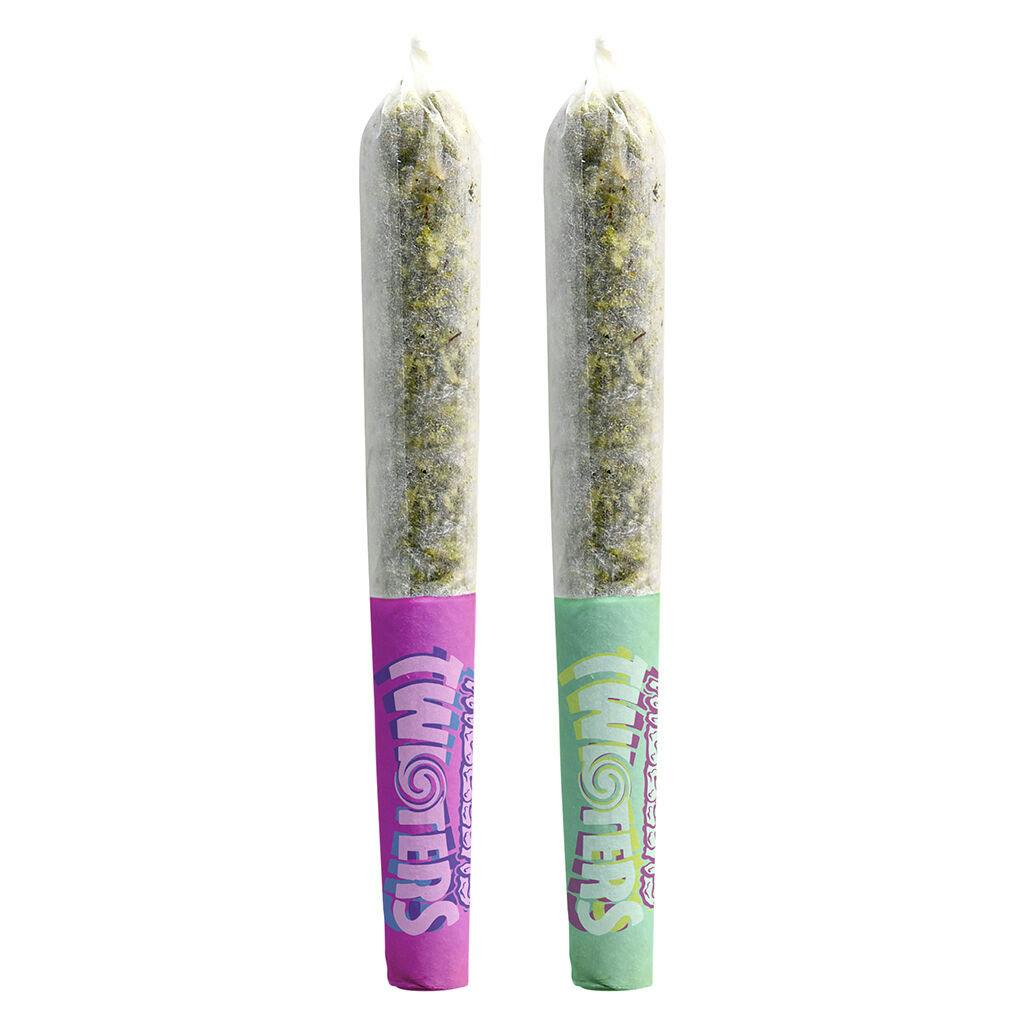 Infused Pre-Roll | RIZZLERS - Twisters - Passion Plunge & Lime Frizz - Hybrid - 2x0.5g