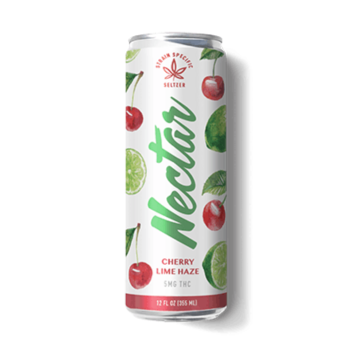 Photo of Nectar Cherry Lime Haze Infused Seltzer 5mg
