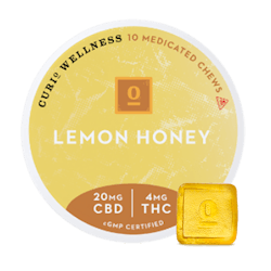 Lemon Honey Fruit Chews [10pk] (200mg CBD/40mg THC)