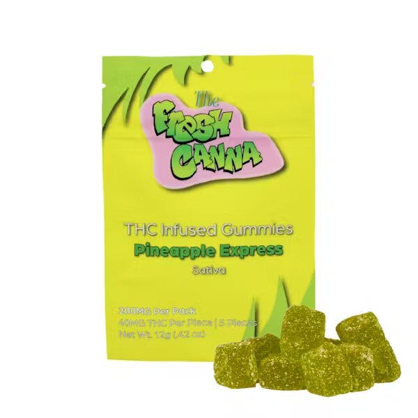 Fresh Canna - 200mg Live Resin Gummies - Pineapple Express