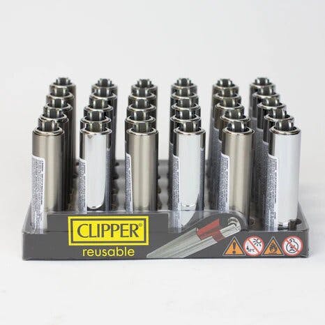Clipper - Refillable Lighters - Stainless Steel