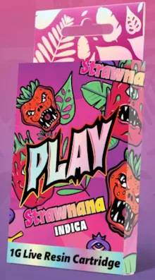 Play - 1g Hash Infused Cart - Strawberry Banana