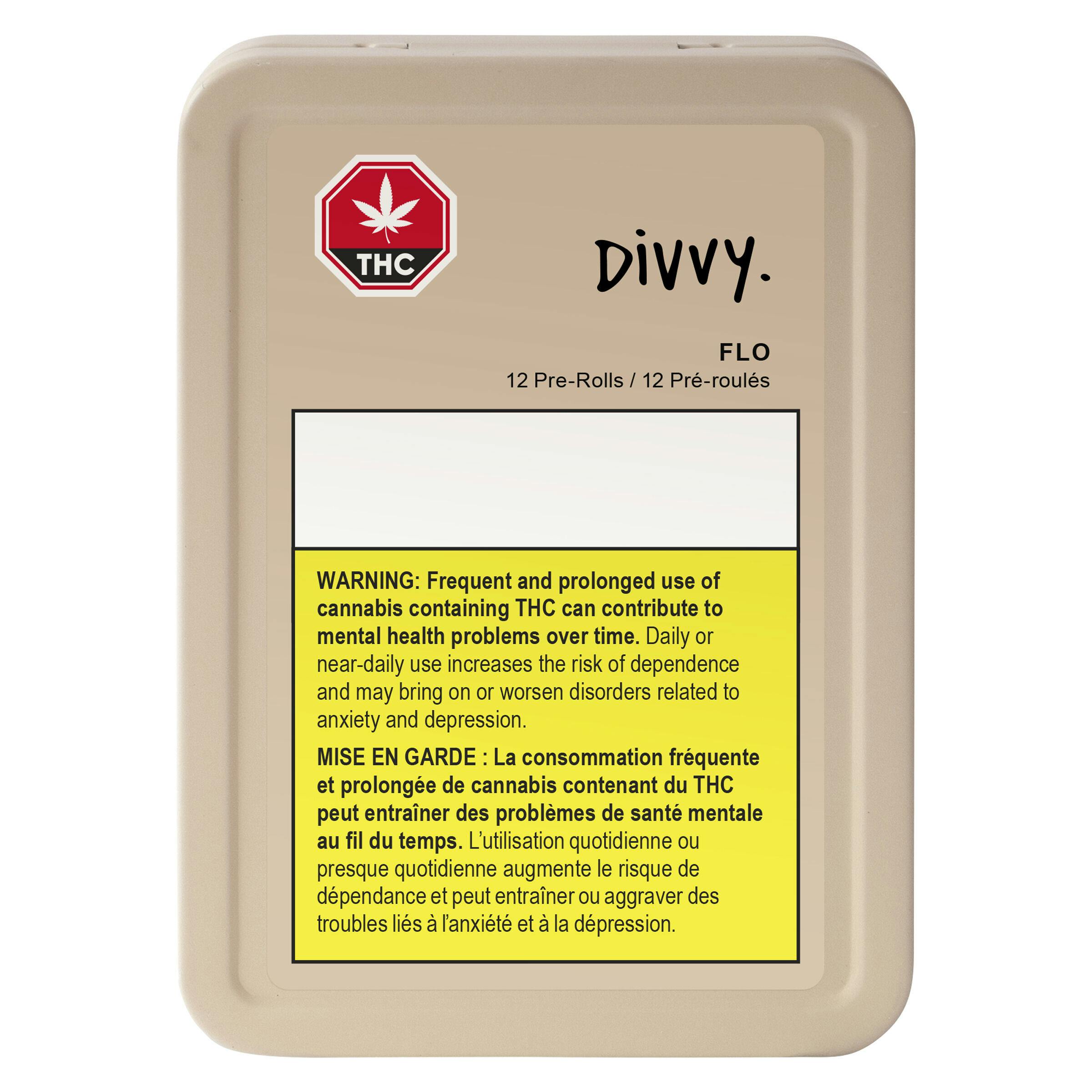 Divvy - flo pre-rolls - 12x0. 35g