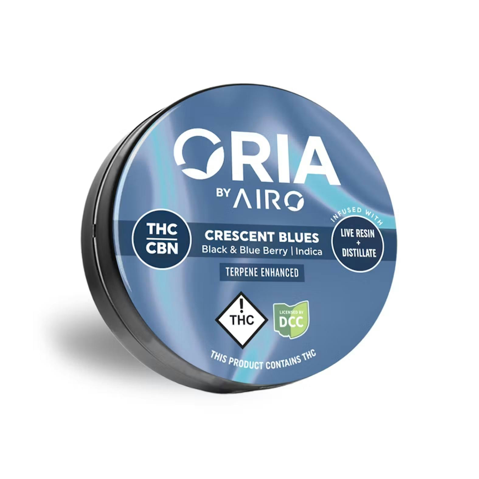 Oria: Crescent Blues - Live Resin Gummies 10pk 100mg