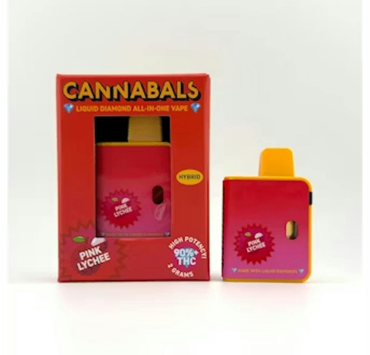Image of Cannabals – Pink Lychee Liquid Diamonds Vape Pen