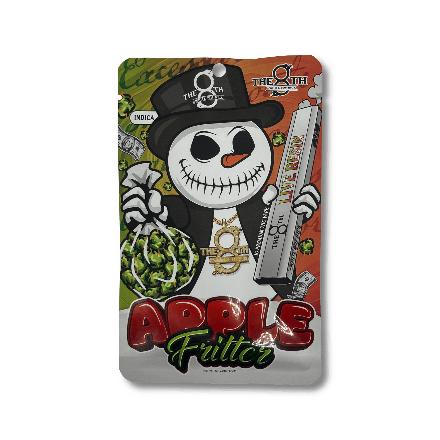 Product: White Boy Rick | Live Resin Disposable - 1g - Apple Fritter