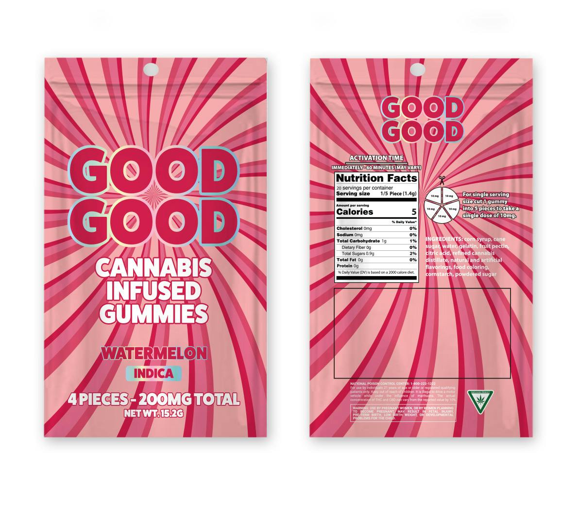 Product: Good Good | Gummies - 200mg - Watermelon