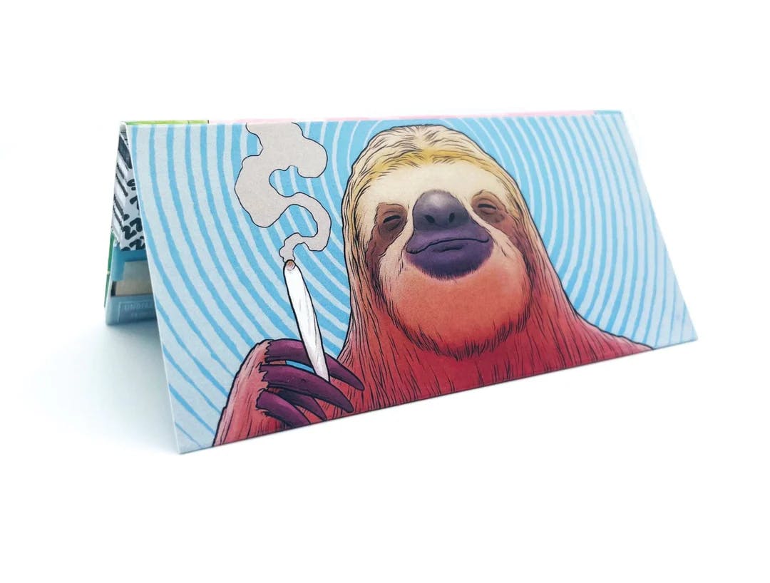 Product: Stoner Sloth - By Tim Molloy | King Size Slim Papers + Tips