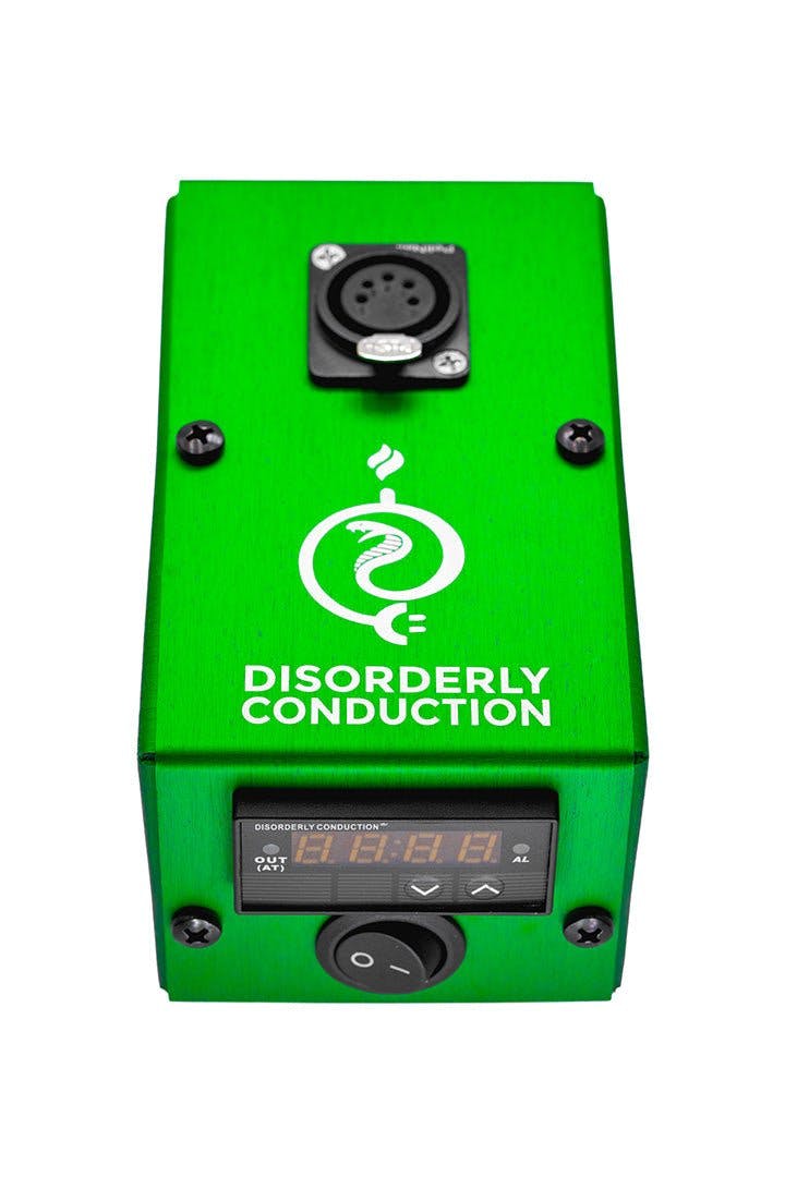 Disorderly Conduction - Heat Station E-Nail Aluminum Single Green at Silk Road NYC, Jamaica Queens