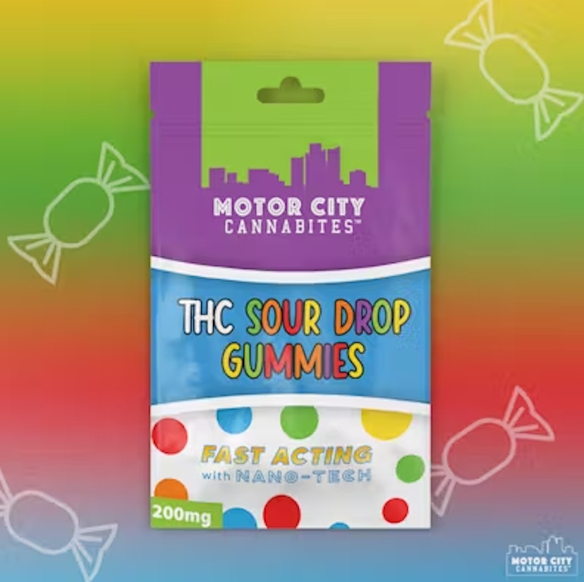 Motor City | 200mg Gummies | Sour Drops