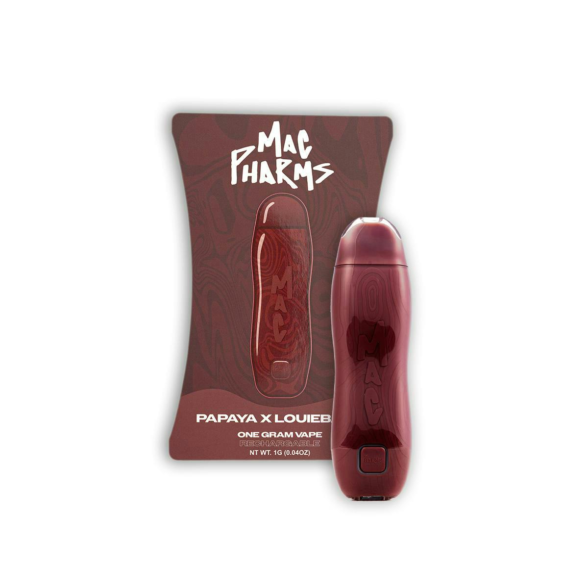 Mac Pharms - 1g Disposable - Papaya X LouieBagz