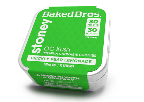 Prickly Pear Lemonade Stoney Gummies | 300mg | 1:1 THC:CBG-1