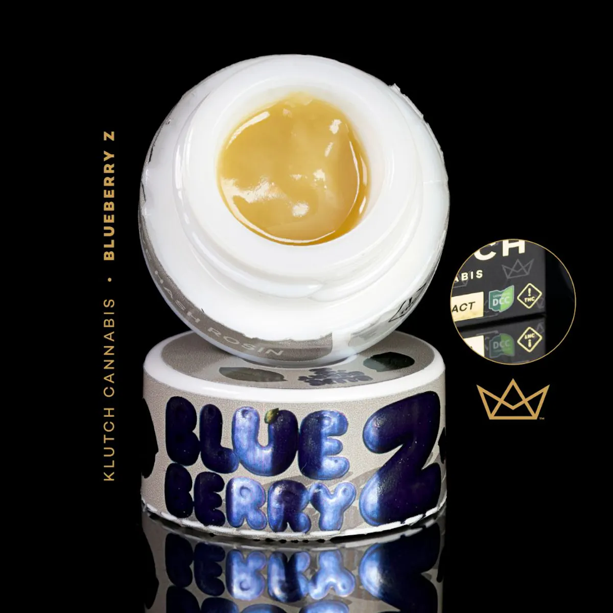 Blueberry Z 90-159u Live Hash Rosin | 1g Concentrates | Klutch |