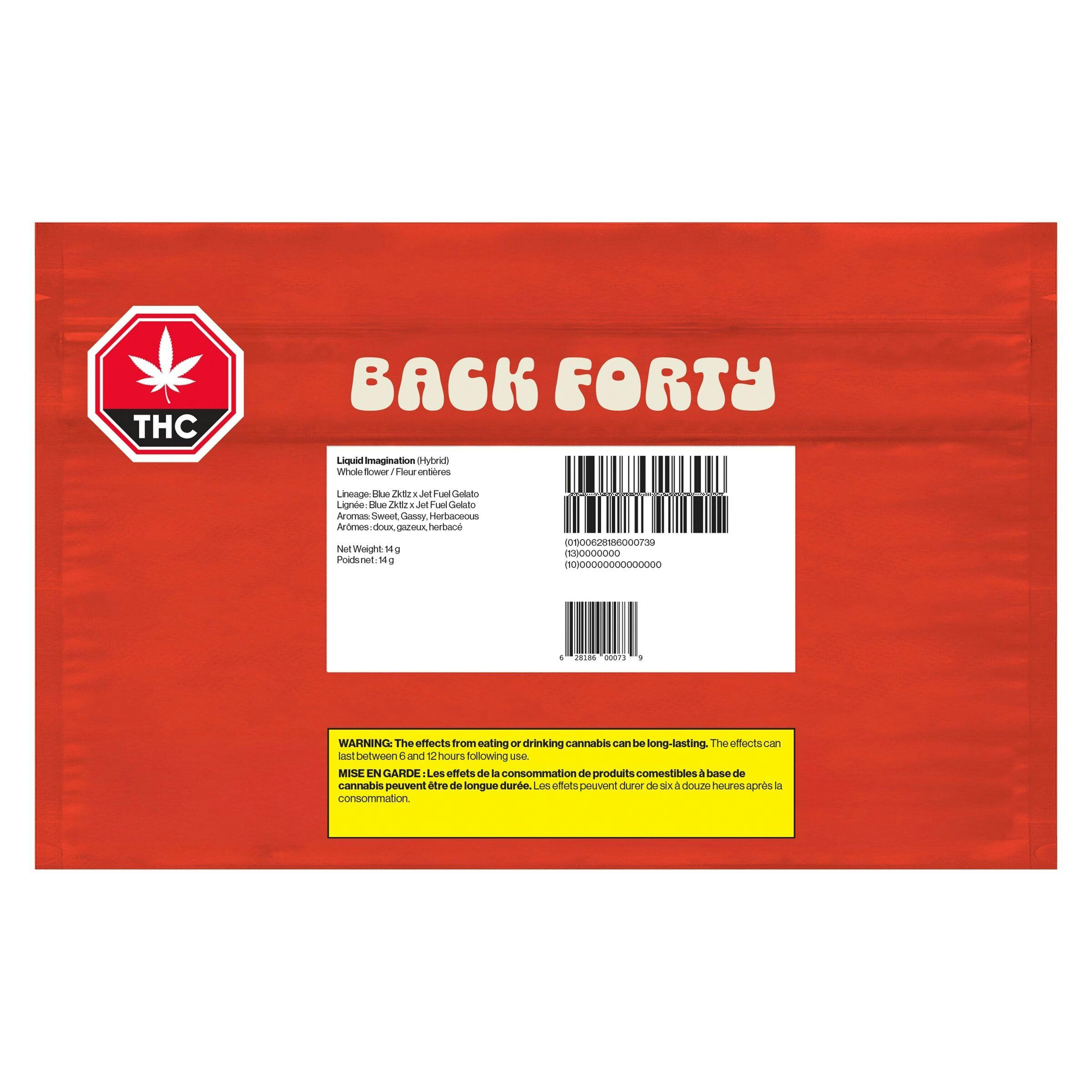 Back forty - liquid imagination