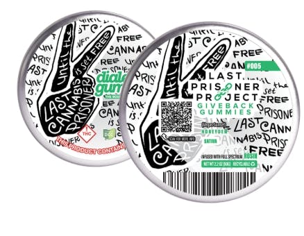 Honeydew Sativa Last Prisoner Progect Live Rosin Gummies 10 X