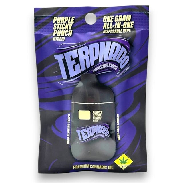 Terpnado - TN BAR 1g - Purple Sticky Punch - 1g