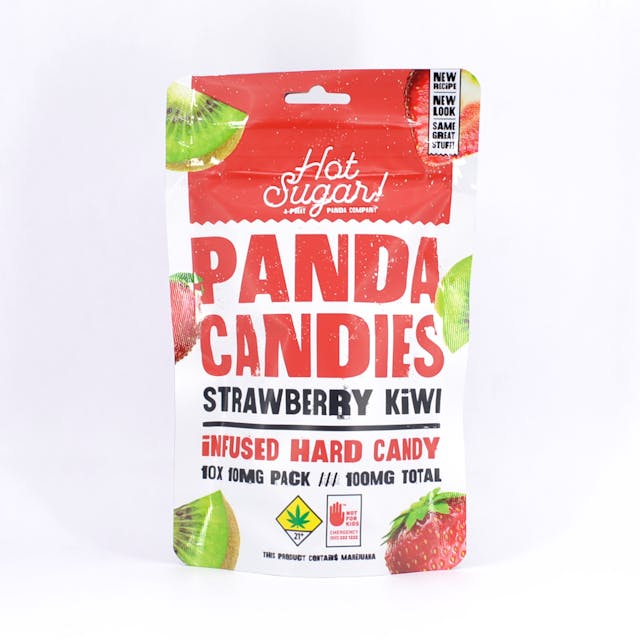 These vegan and gluten free candies offer a big benefit in a small but always classic hard candy. Available in THC or CBD, and with Sour options infused with Panda oil containing 10mg THC per piece.
