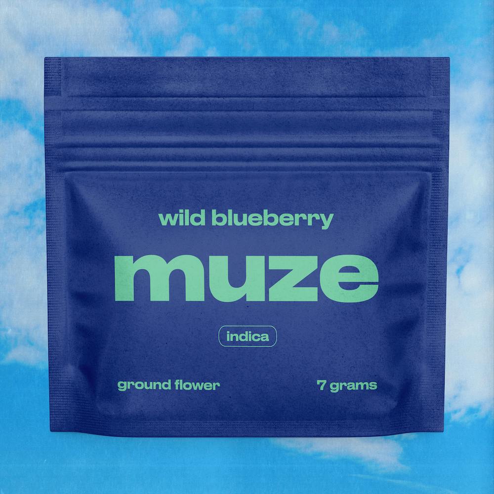 muze - Flavored Ground Flower 7g - Wild Blueberry