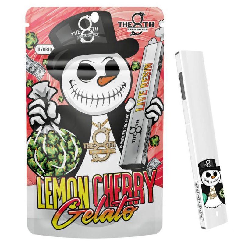 The 8th By White Boy Rick Lemon Cherry Gelato All-In-One Vape Rec