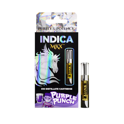 MKX 1 Gram 510 Thread Carts – Purple Punch (Indica)-active
