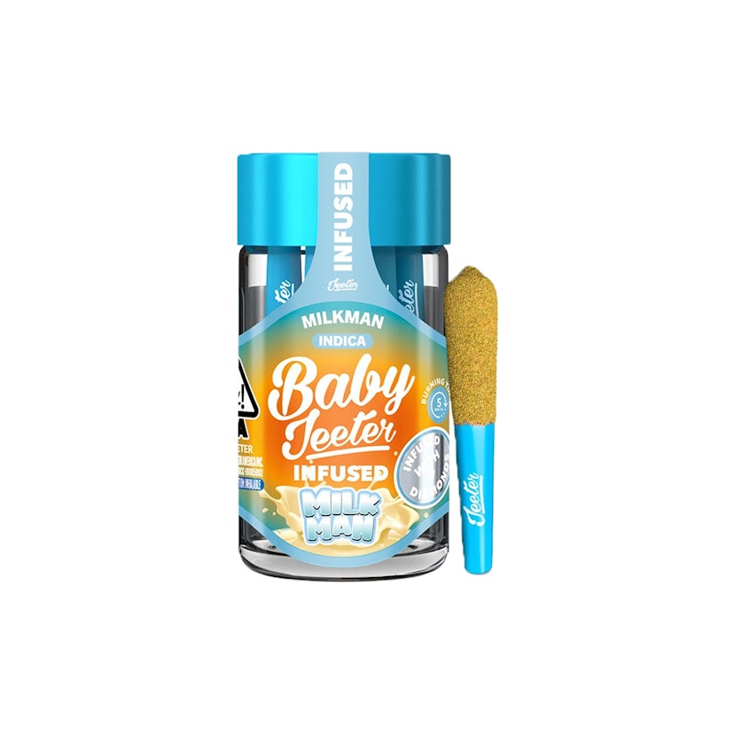 Jeeter Baby's Infused Prerolls : 5pk Iced Matcha