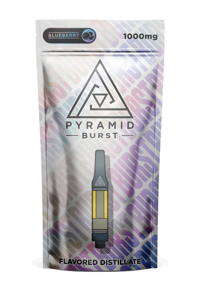 Pyramid Burst Cart Blueberry 1g (indica, cartridges)