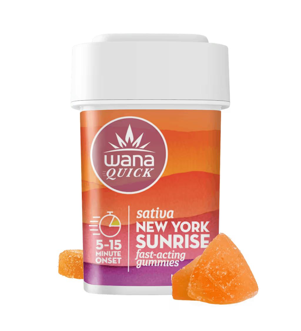 Wana Quick New York Sunrise 10pk 100mg Gummies