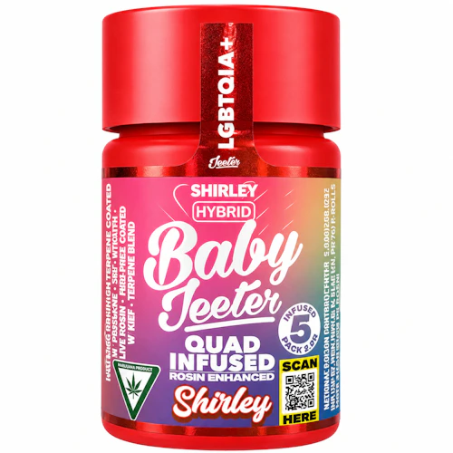 Jeeter - 5-Pack .5g Quad Infused Prerolls - Shirley