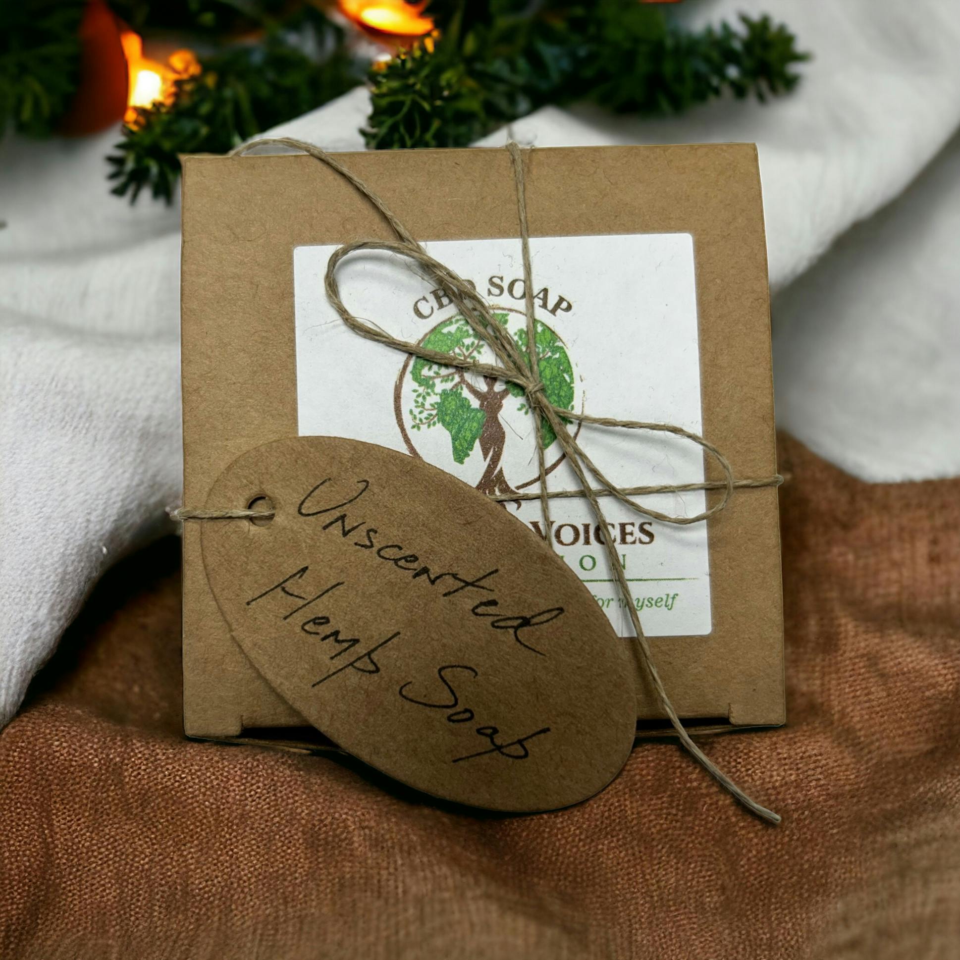 HER MANY VOICES - HANDMADE CBD SOAPS - UNSCENTED - 50MG