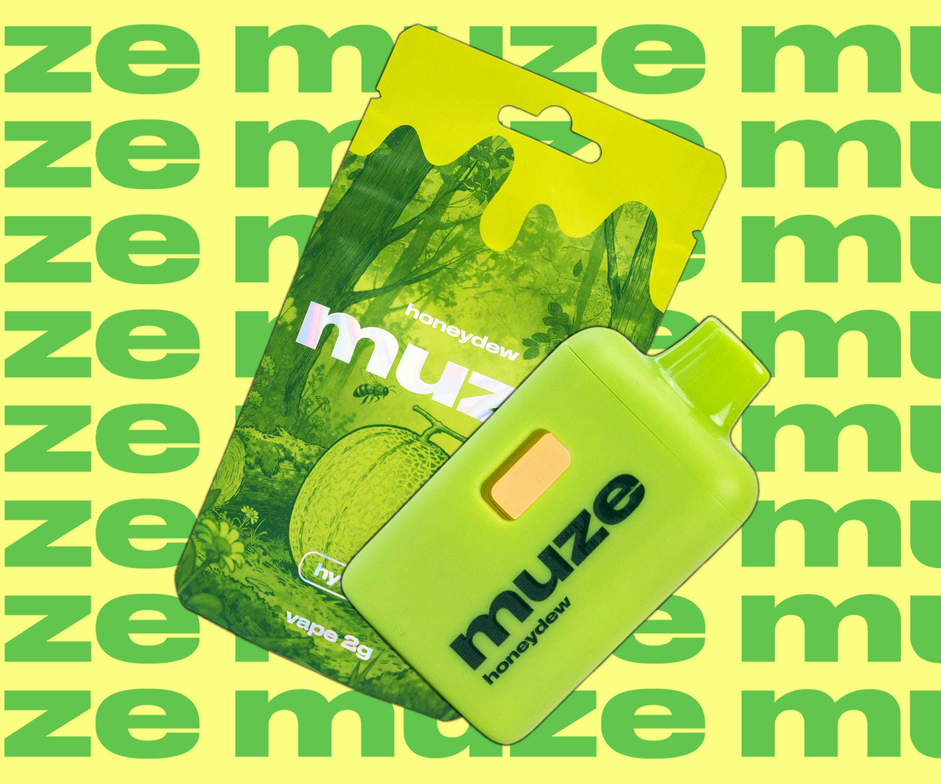 muze -  Flavored Disposable Vape 2g - Honeydew